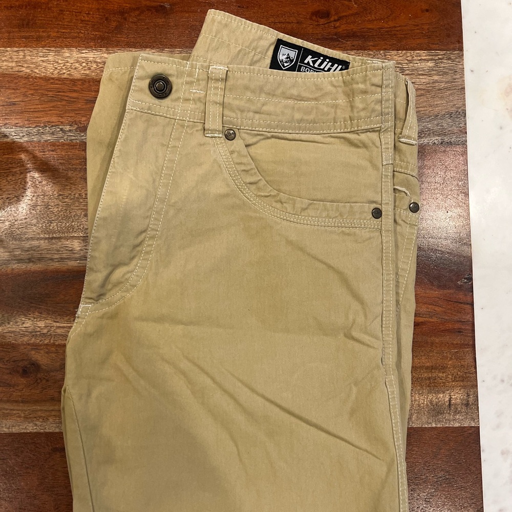 KUHL men’s trim fit khakis